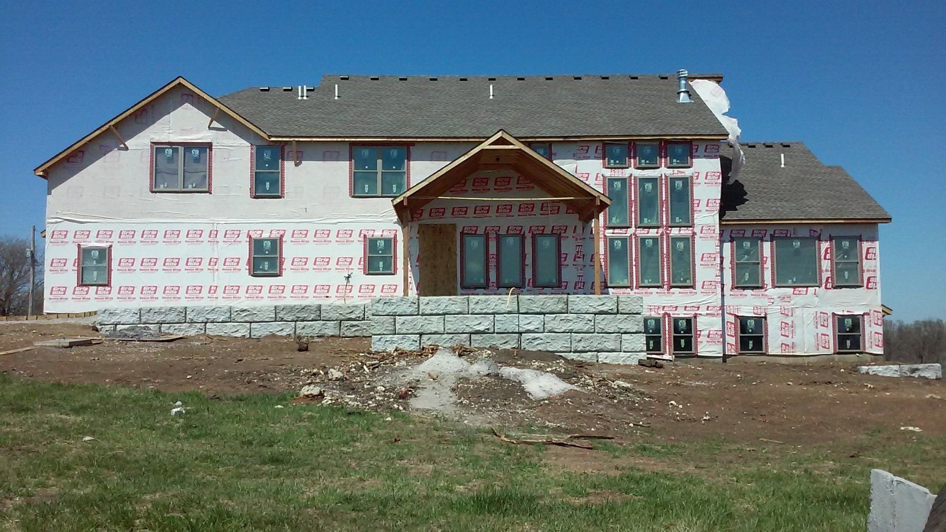 On going house construction — Raymore, MO — Meissen & Sons Roofing