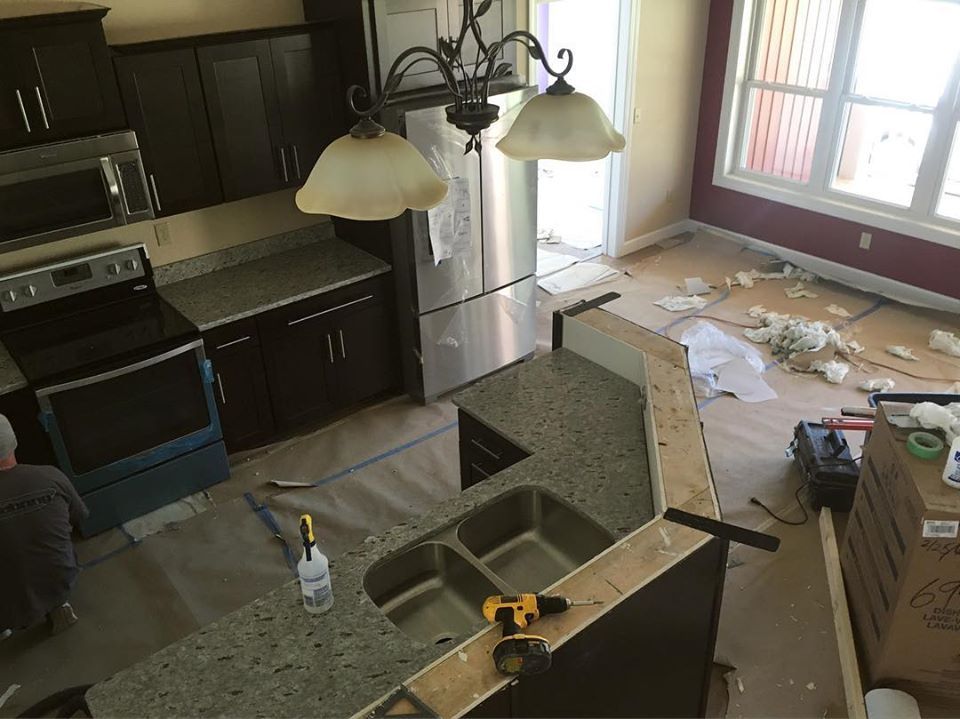 Newly Installed Countertops — Arden, NC — Kitchen & Granite Imports