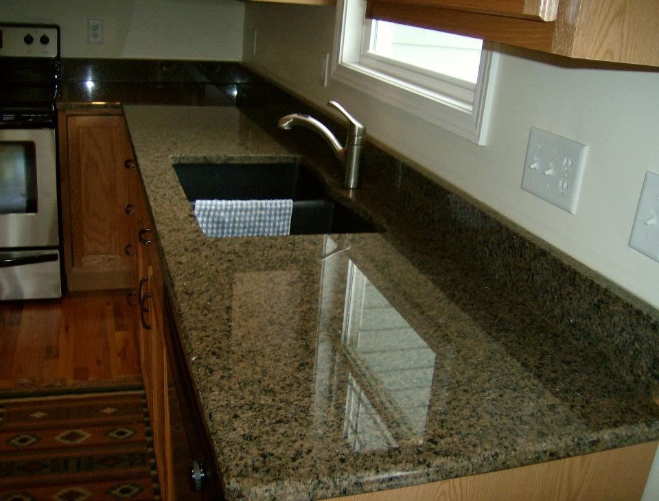 Plain Granite Texture Countertop — Arden, NC — Kitchen & Granite Imports