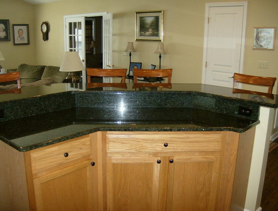 Black Granite Texture Countertop — Arden, NC — Kitchen & Granite Imports