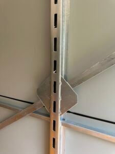 A picture of close up details on an Ameribox storage container.