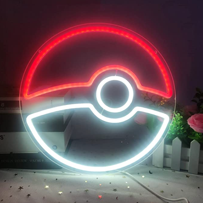 Pokeball Neon Sign