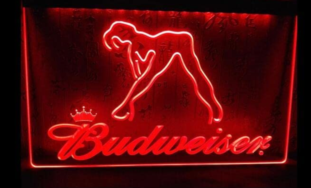 budweiser wordmark Neon Sign