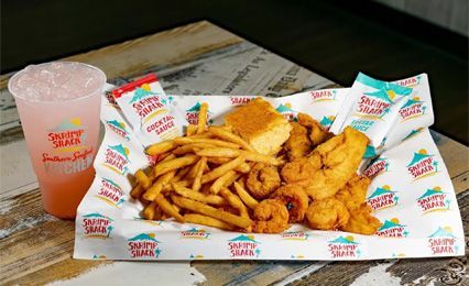 Skrimp Shack Skrimp & Crab Po'Boy