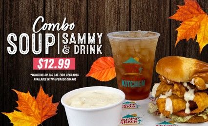 Skrimp Shack Skrimp & Crab Po'Boy