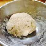 Use your hands to form a dough