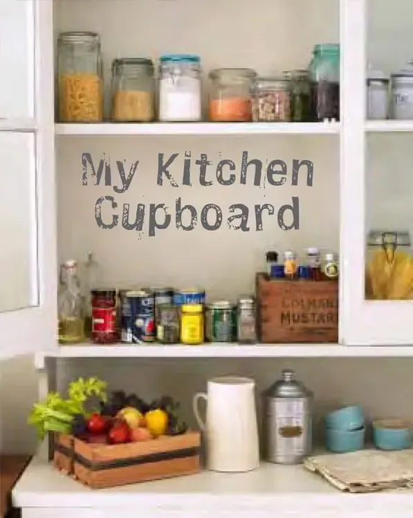 COOK ON A SHOESTRING – MY KITCHEN CUPBOARD