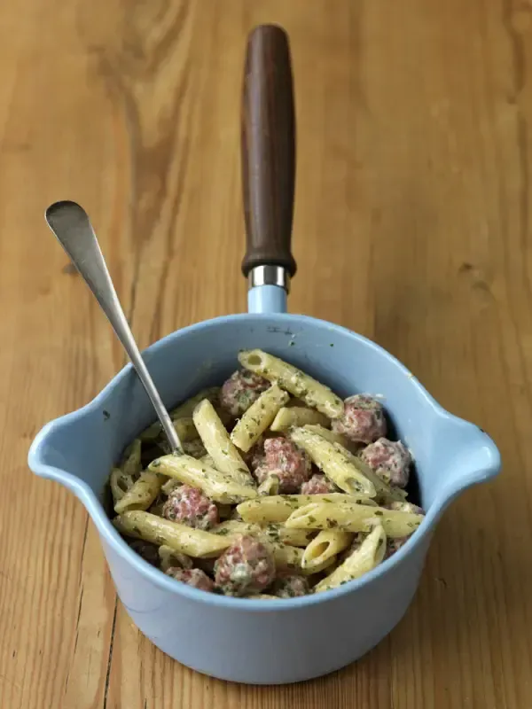 Sausage Carbonara Pasta