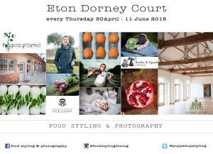 Brand new 6 session food styling and photography course.