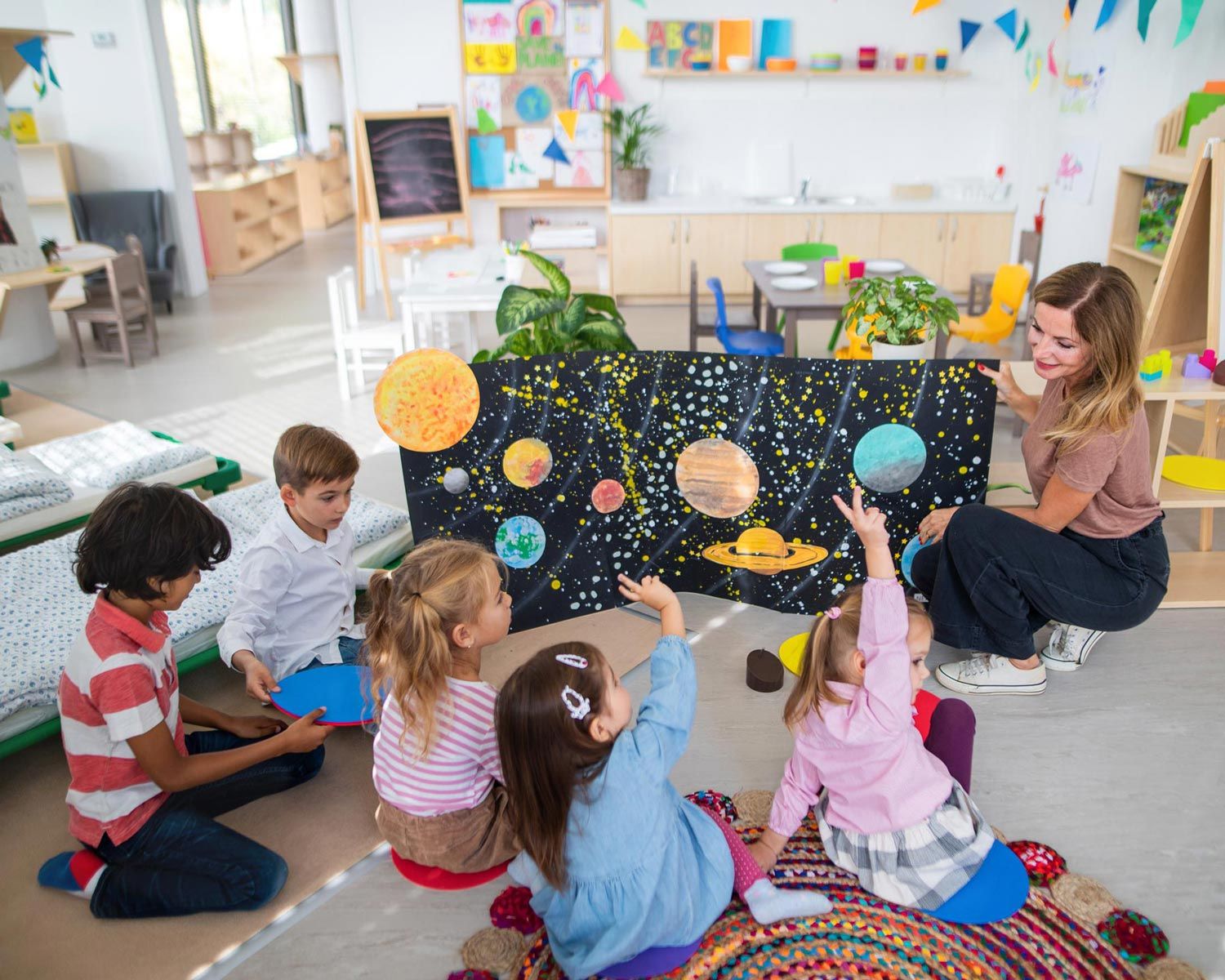 Preschooler And Teacher — Cottleville, MO — Great Beginnings Day Care And Preschool