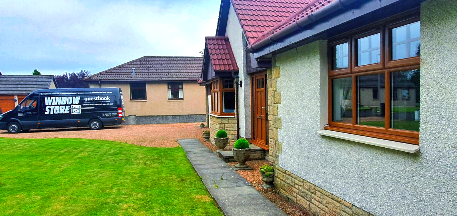 Window Store golden oak window brown