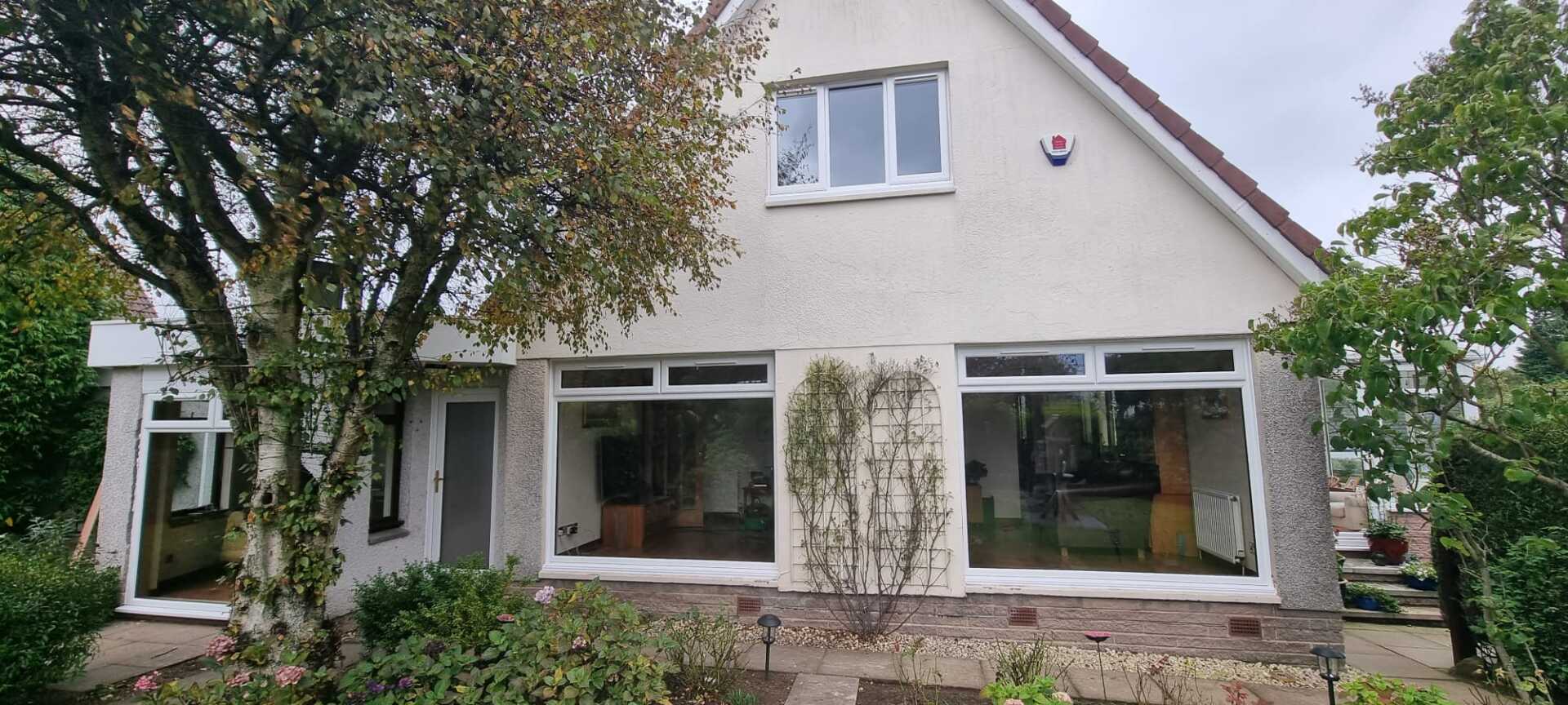 window store white upvc window