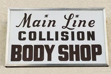 Main Line Collision Body Shop Signage — Wayne, PA — Main Line Collision