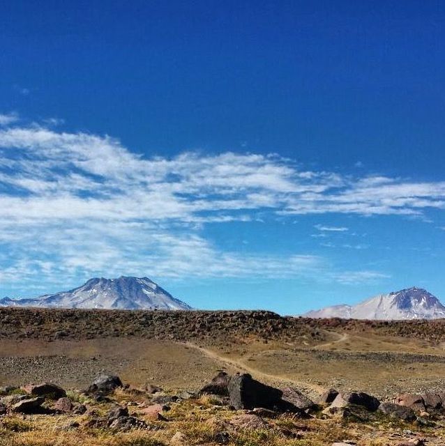 Enladrillado, Reserva Altos de Lircay, Volcán descabezado