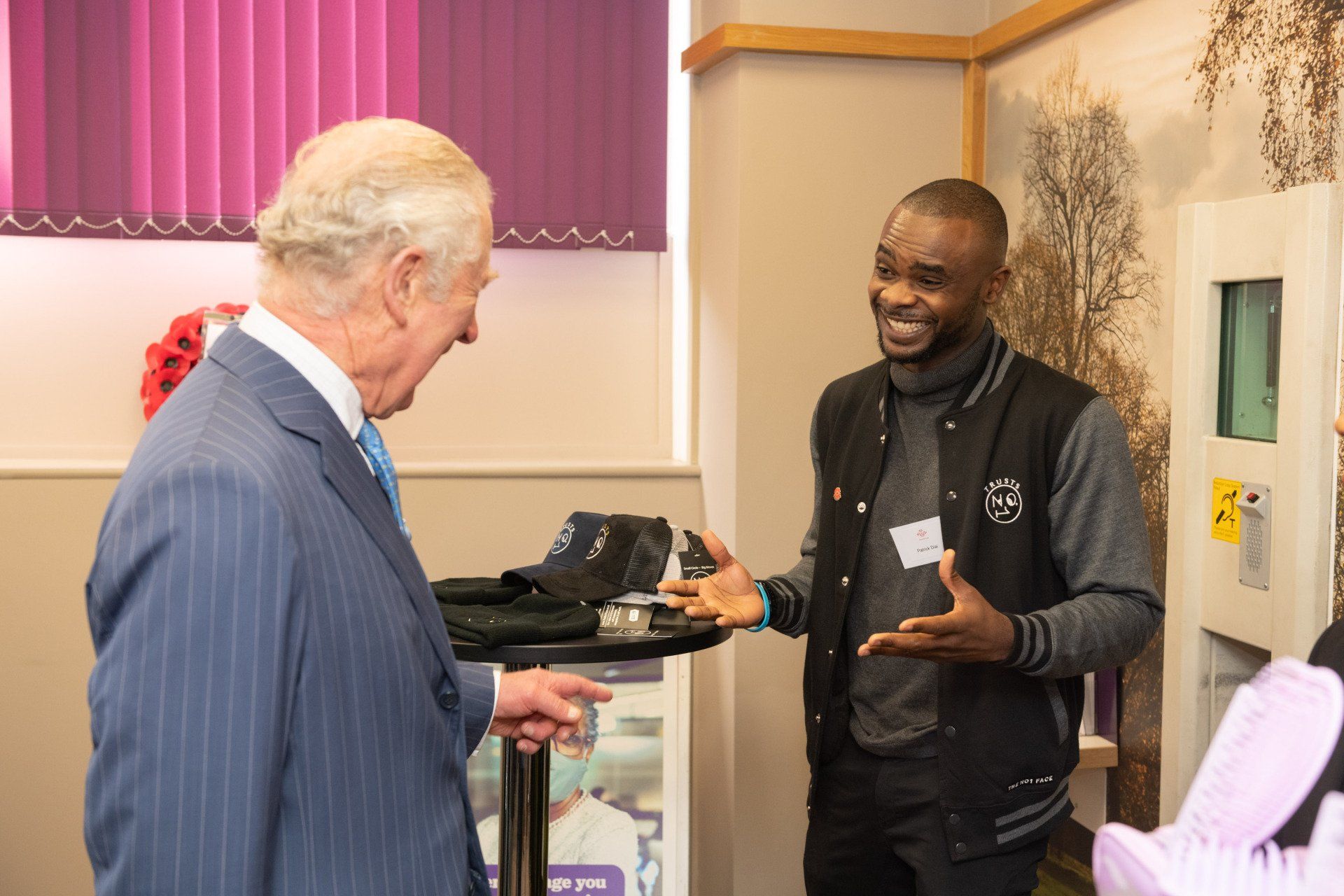 Sharing a laugh with HRH Prince Charles