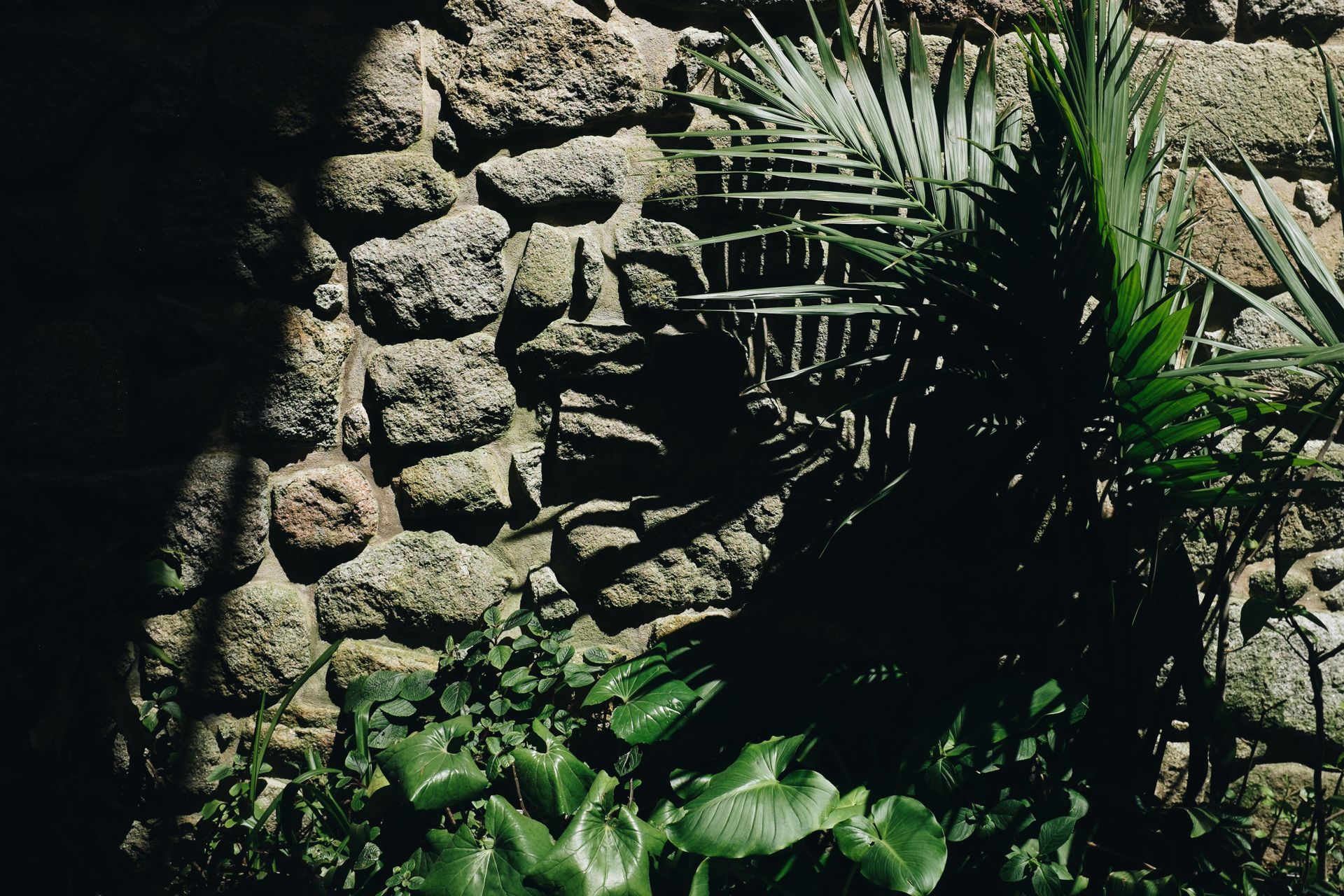 Stone Used for Creating Boundary Wall in Garden — Dubbo Soils & Landscaping Supplies in Dubbo, NSW