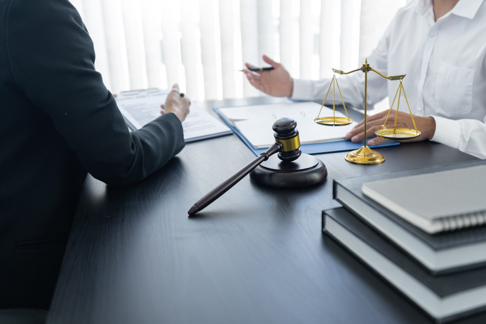 personal injury Lawyer and Client