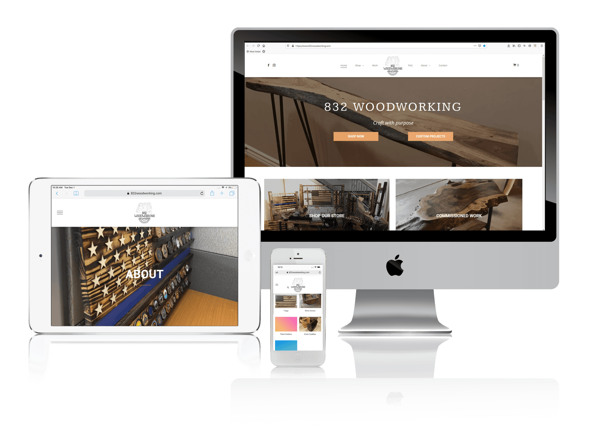 Duda Websites for Woodworking