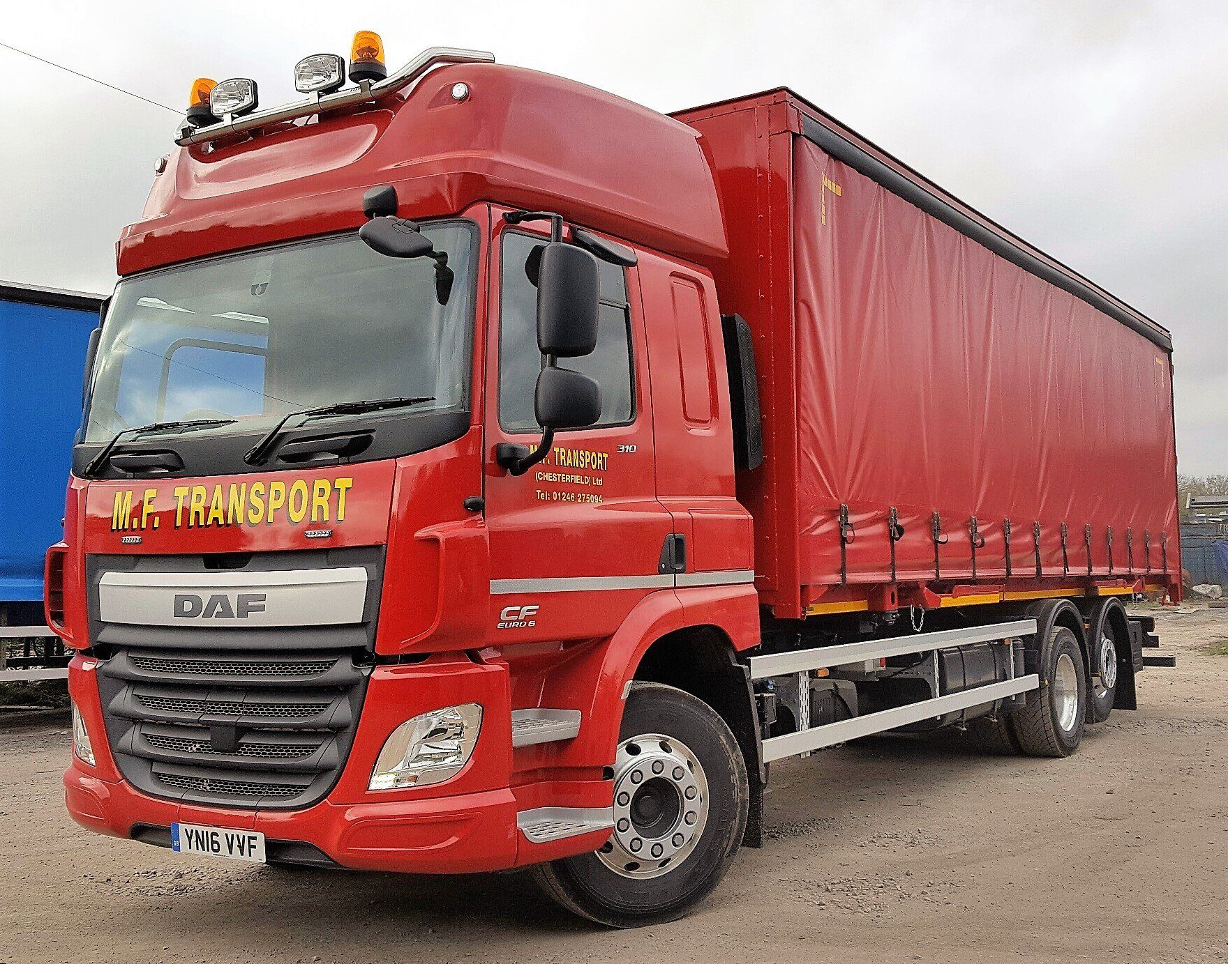 Our Logistics Fleet | M.F. Transport (Chesterfield) Limited