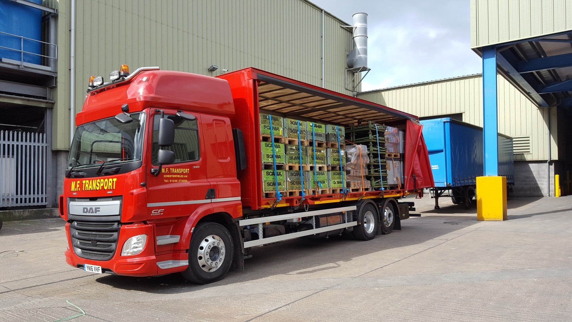 M.F Transport Chesterfield vehicle