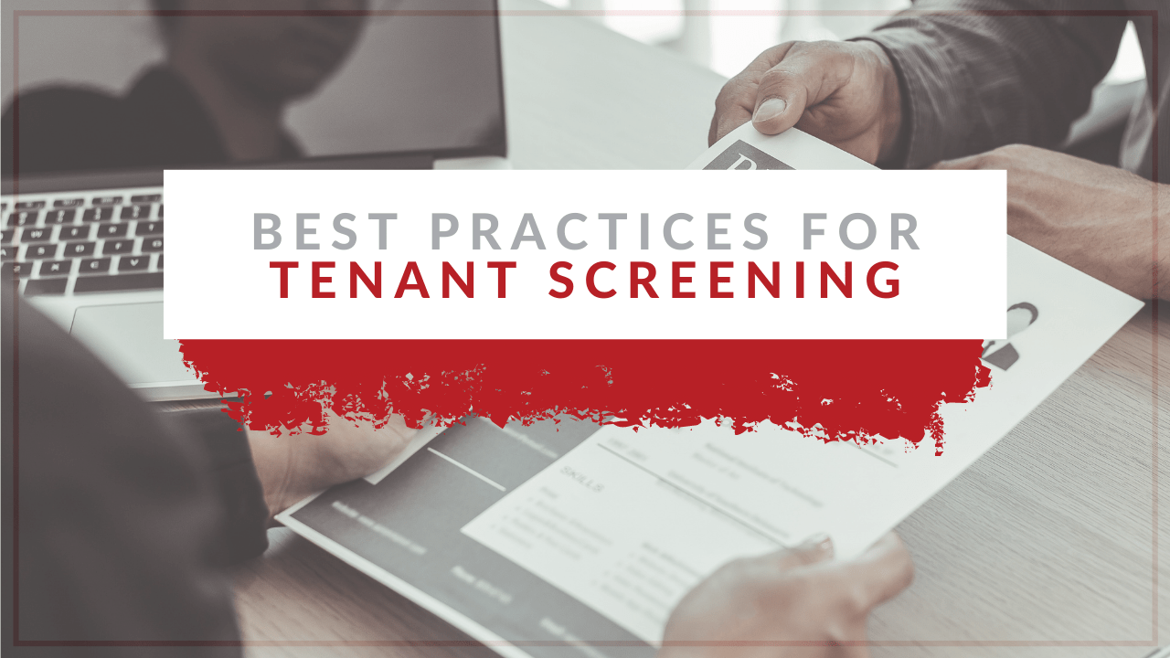 Best Practices for Tenant Screening - Arlington Realty Property Management Advice - Article Banner