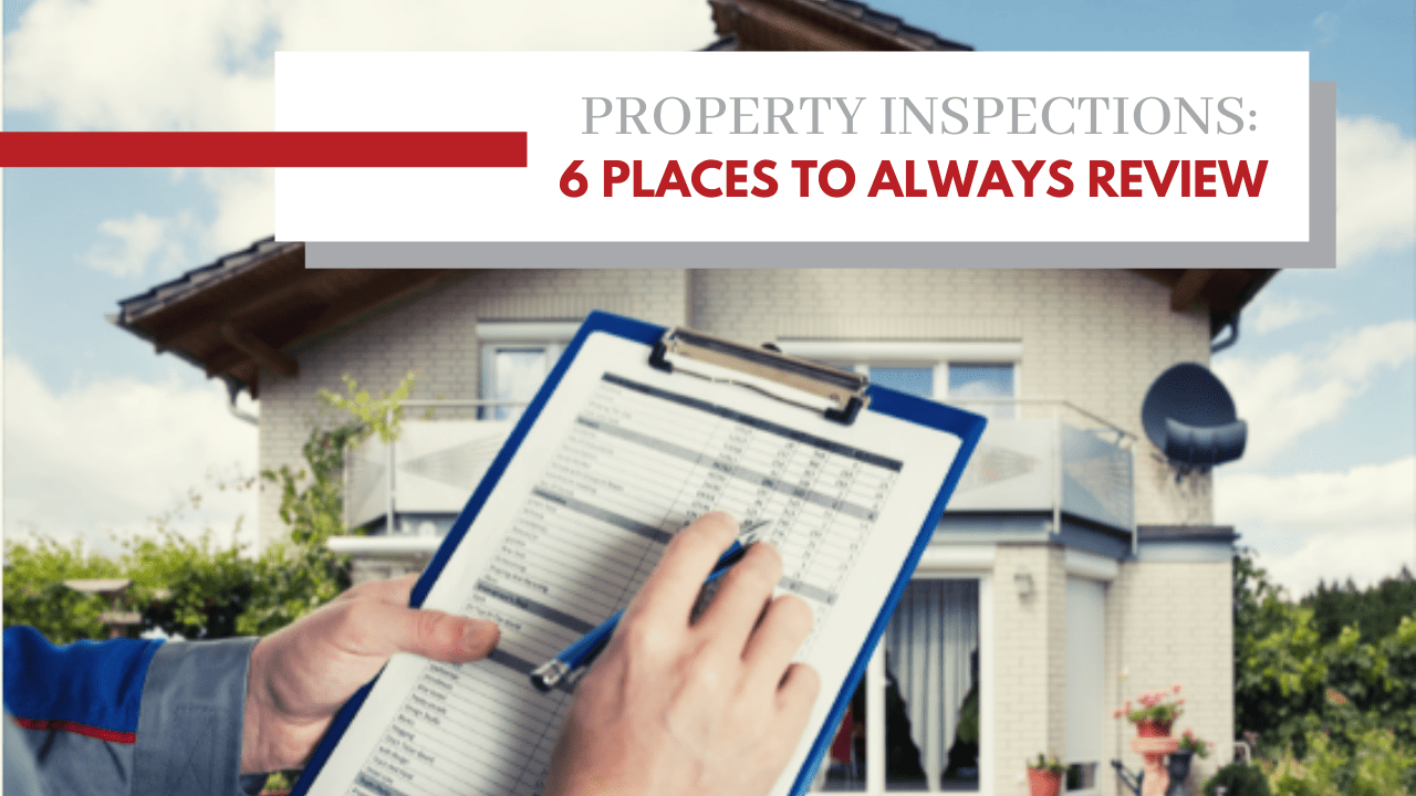 Arlington Property Inspections: 6 Places to Always Review - Article Banner