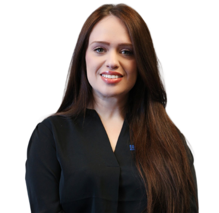 Young lady with long brown hair