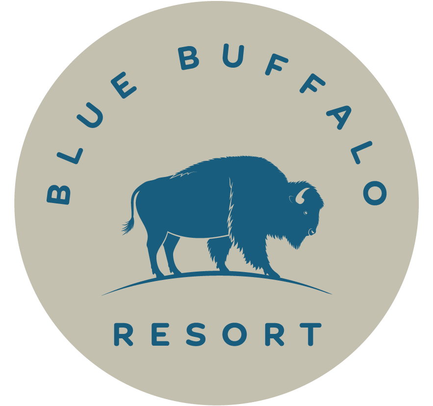 Blue Buffalo Resort Logo -Tan