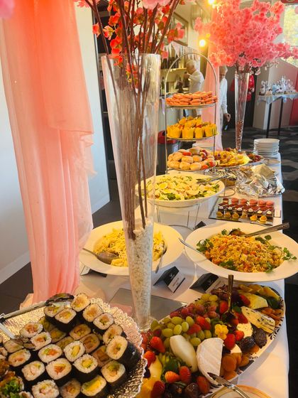 Serving guests in party