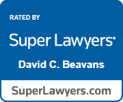 A blue sign that says `` super lawyers '' on it.