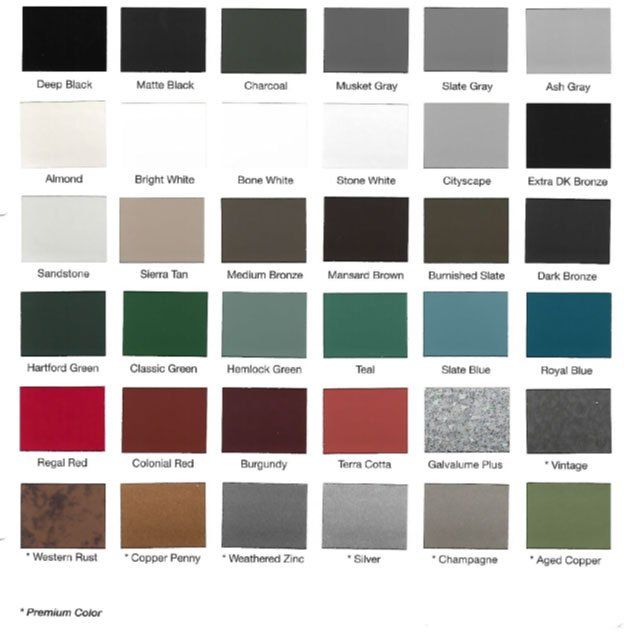 Steel Roofing and Siding Color Options — Lowell, IN — Style-Craft