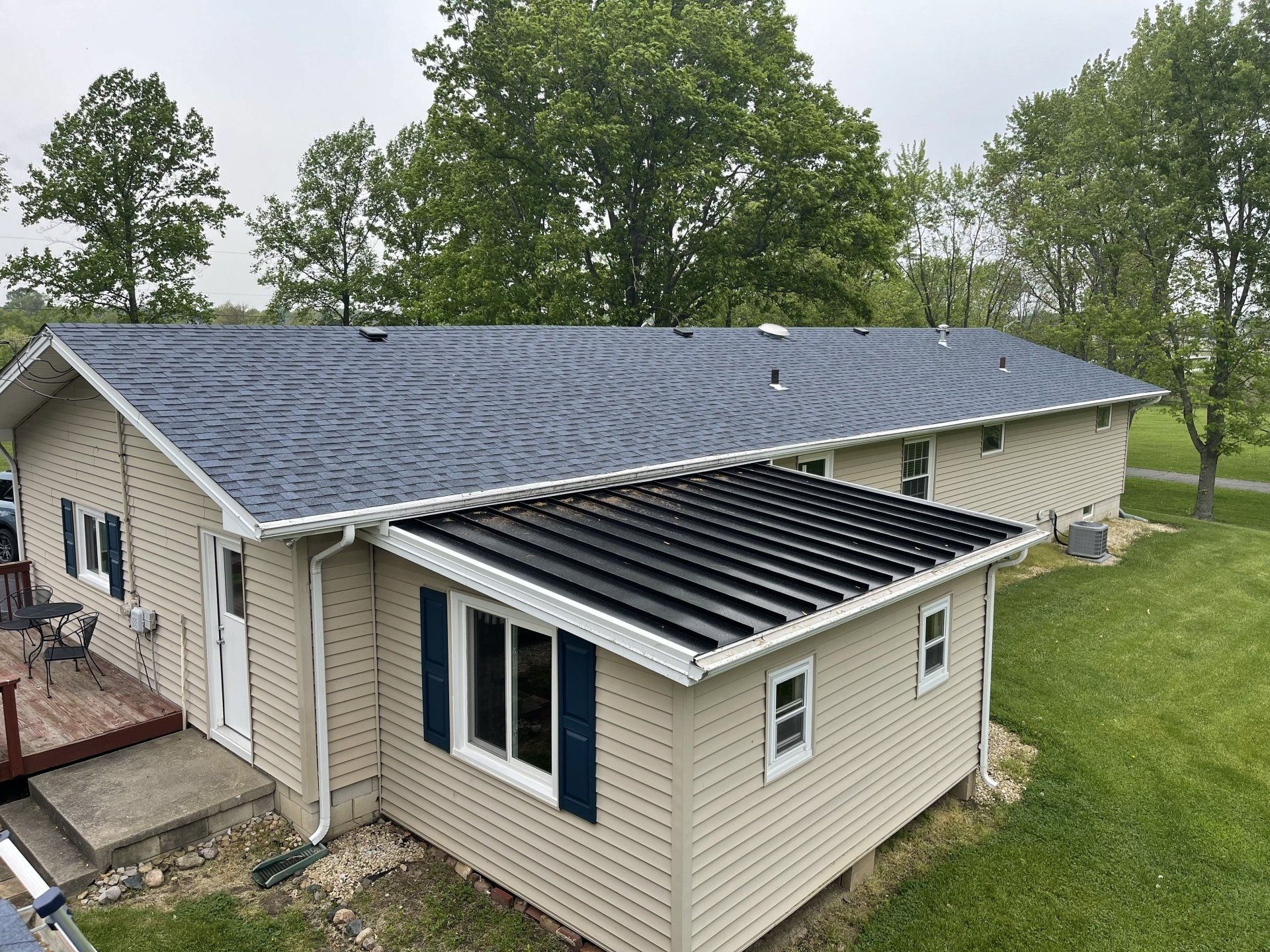 Gray Steel Roof - Lowell, IN - Style-Craft