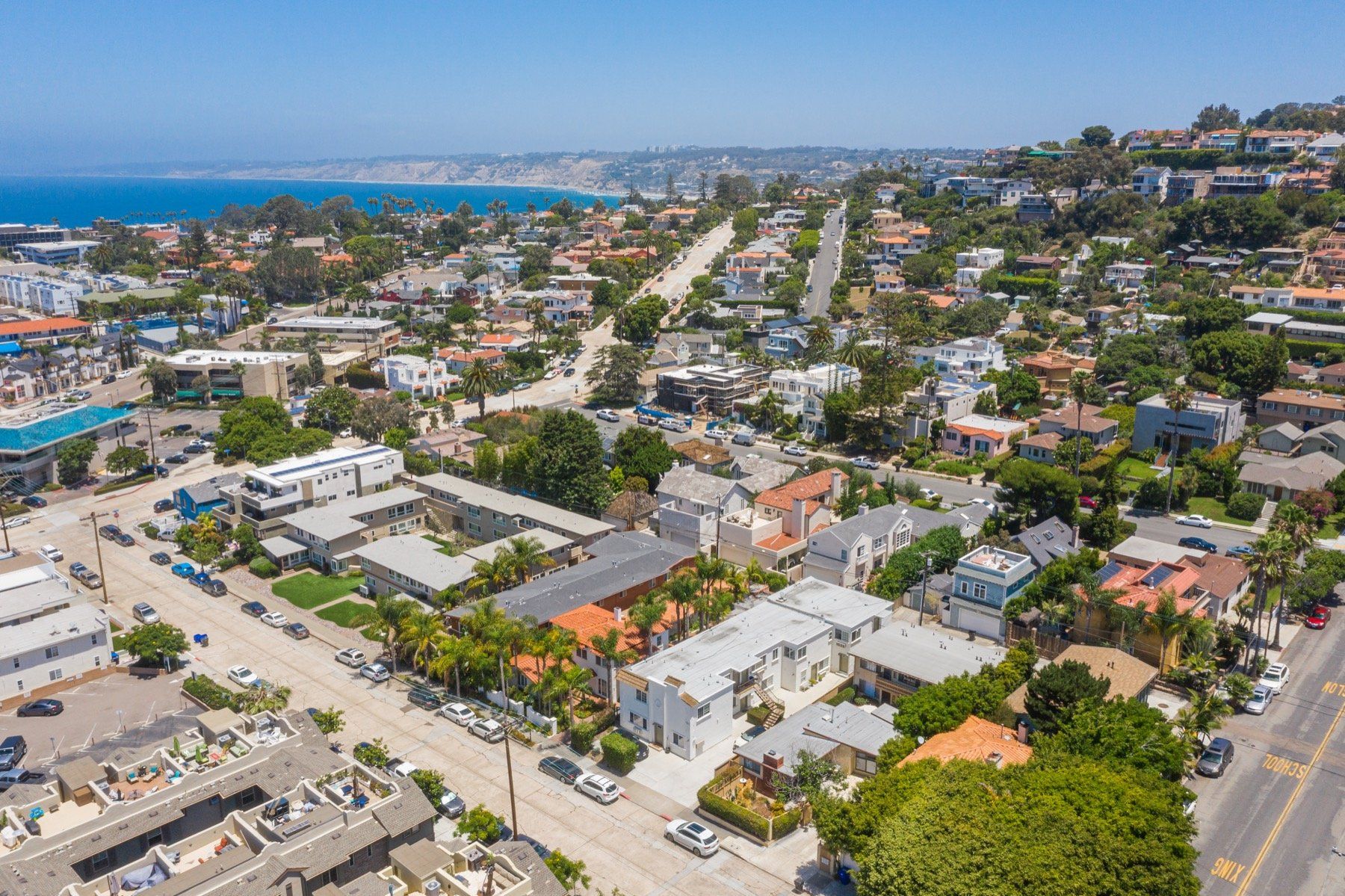 Birds eye view of community