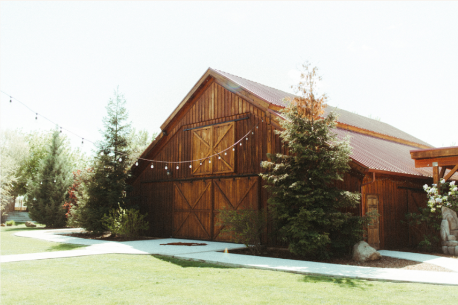 outside shot of barn