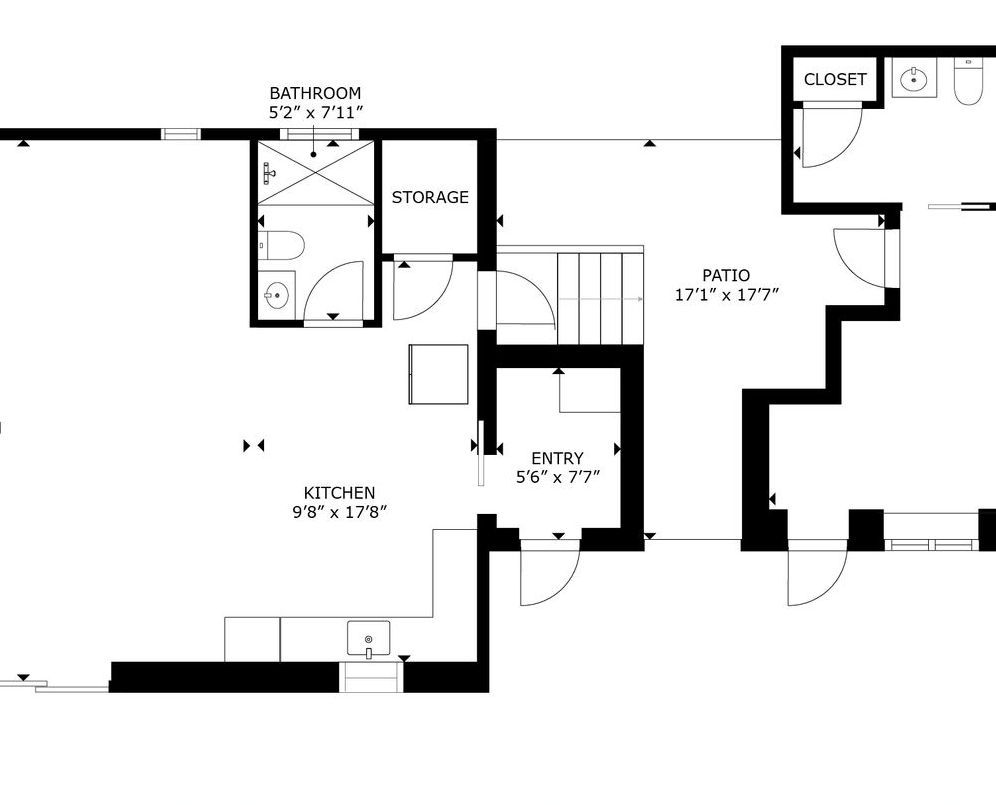 Partial floor plan 