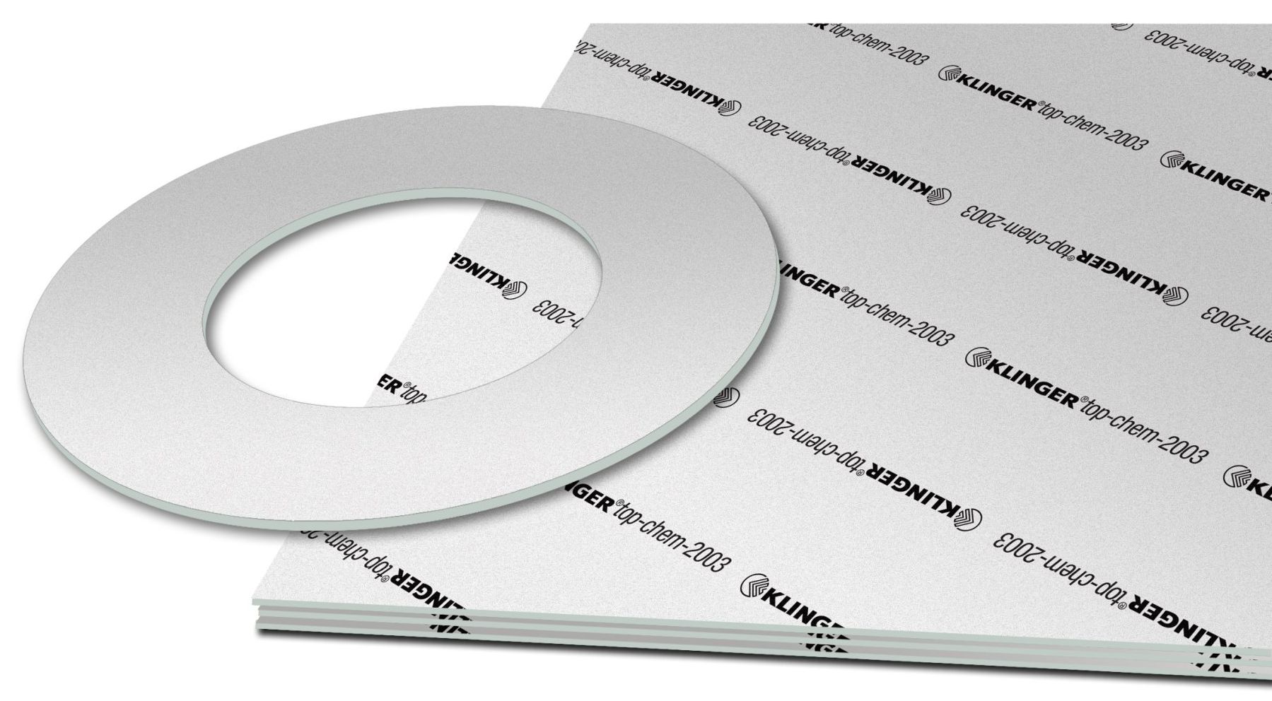 KLINGERSIL C-4201 compressed fiber sheet material with cut gasket