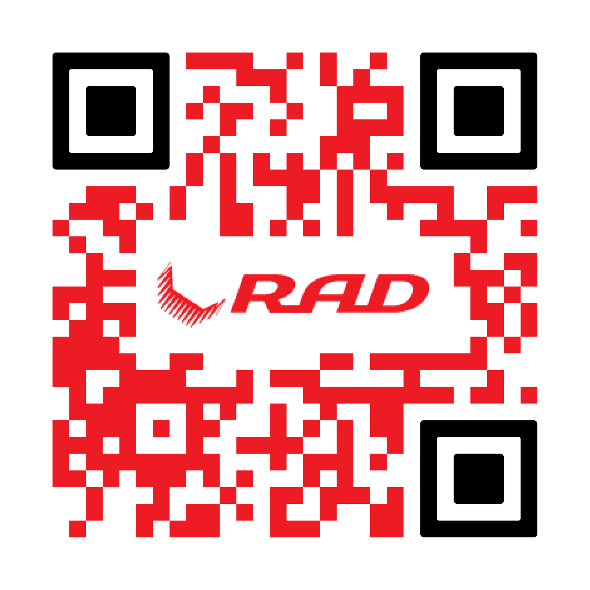 RAD catalog QR code