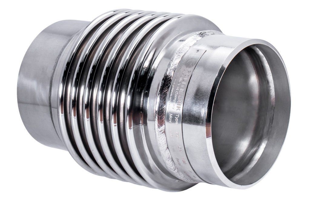 metal expansion joint with weld ends
