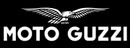 Il logo della moto guzzi è un'aquila bianca su sfondo nero.