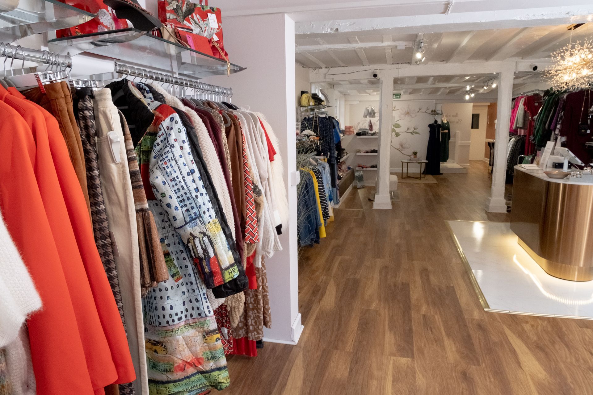 interior design for a retail outlet in Farnham, Surrey