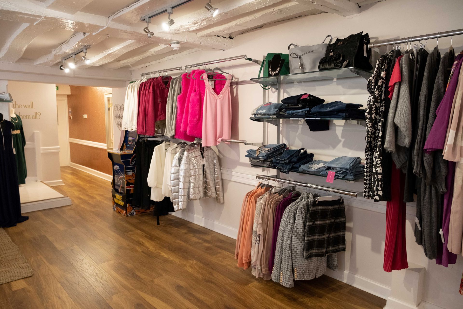 interior design for a clothes shop in Farnham, Surrey