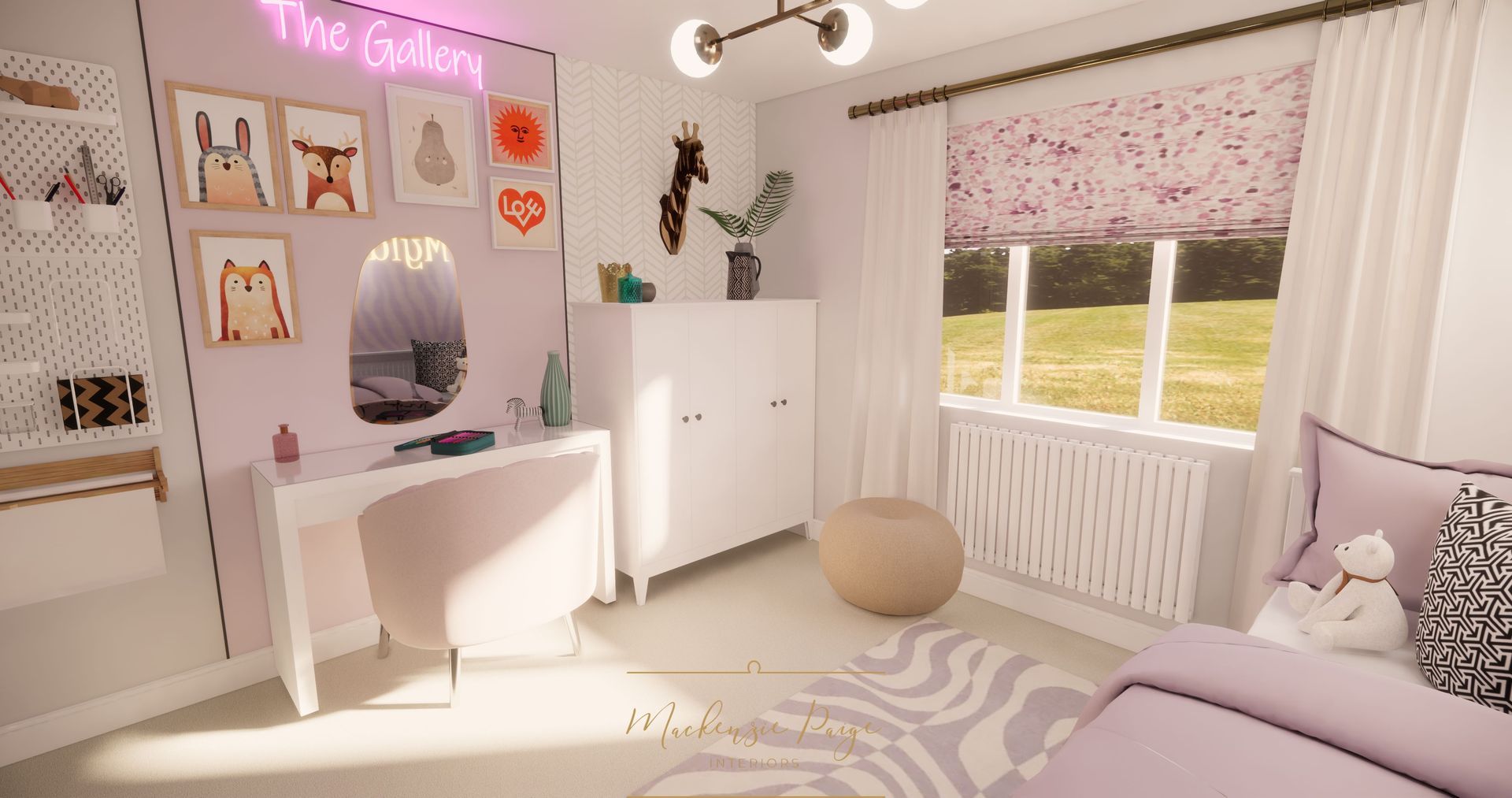 interior design for child's bedroom by surrey based interior designer
