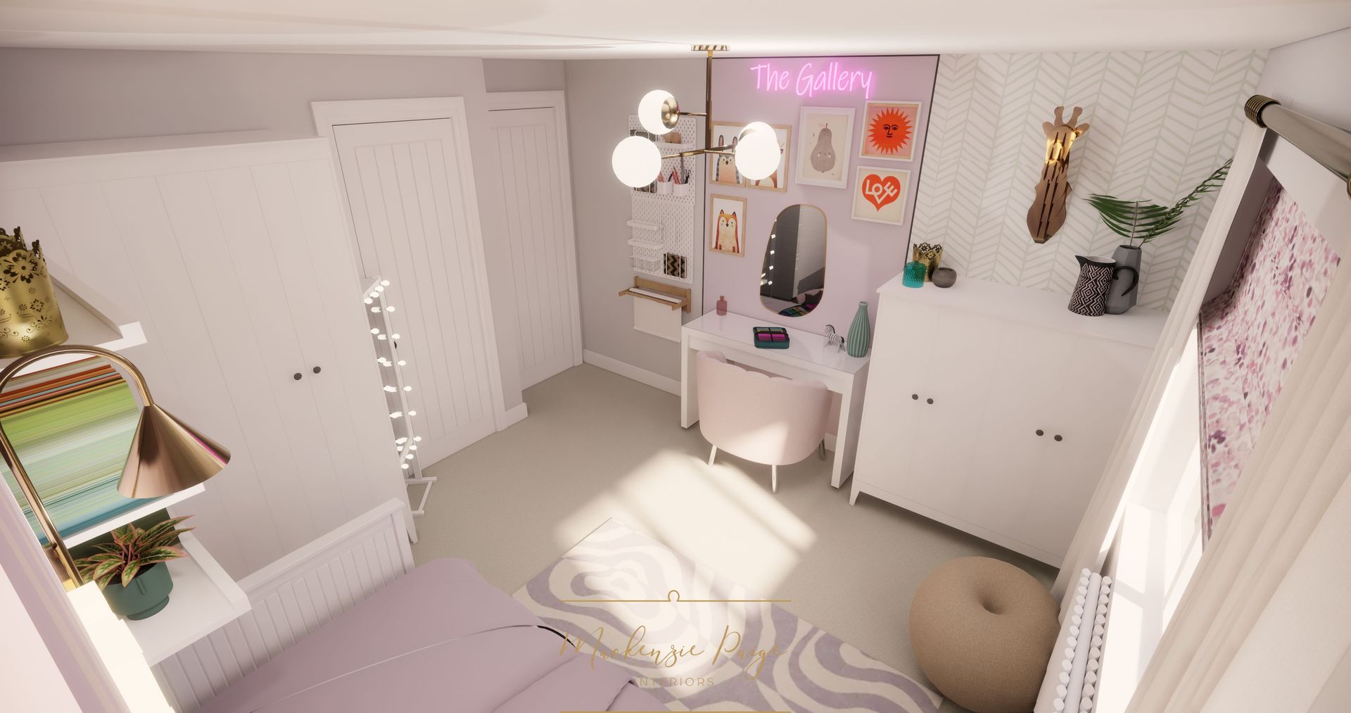 interior design for child's bedroom by Surrey based interior designer