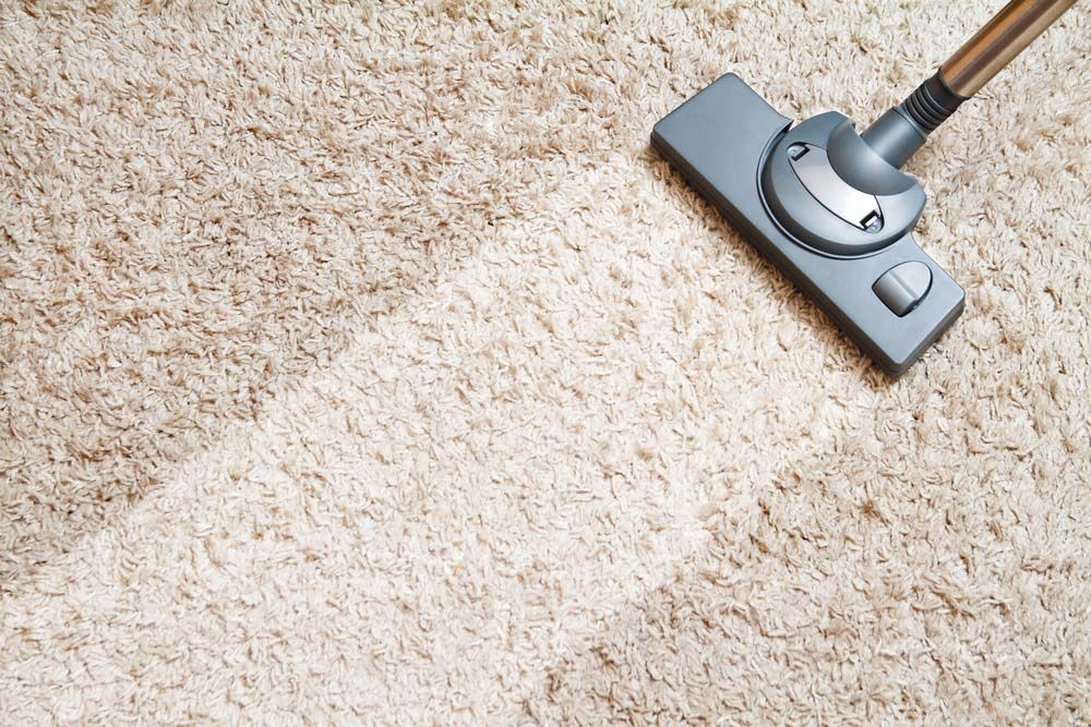 A Vacuum Cleaner Is Being Used To Clean A Carpet — Experienced Cleaner in Collinsville, QLD