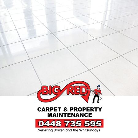 Grouting Tiles Floor — Big Red Carpet & Property Maintenance In Bowen, QLD