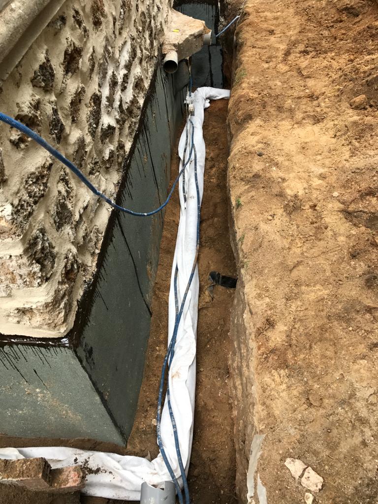 Étanchéité de mur enterré à Nanterre