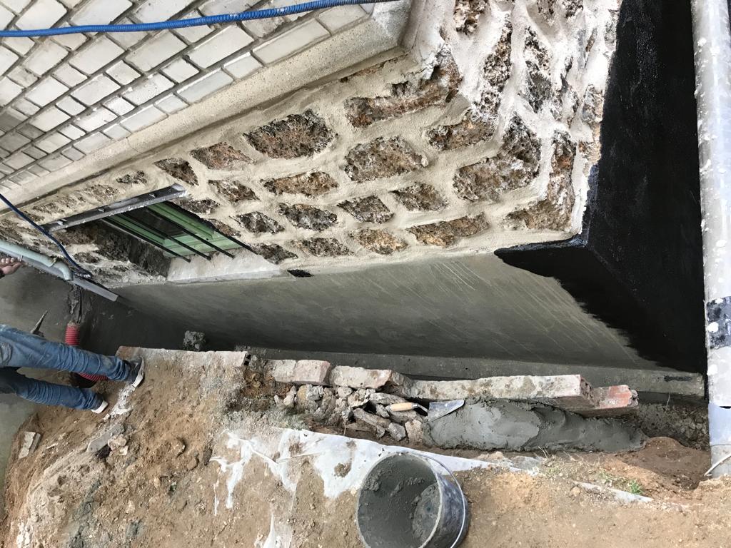 Étanchéité de mur enterré à Nanterre