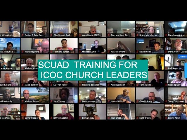 How to Build a SCUAD Training for ICOC Leaders