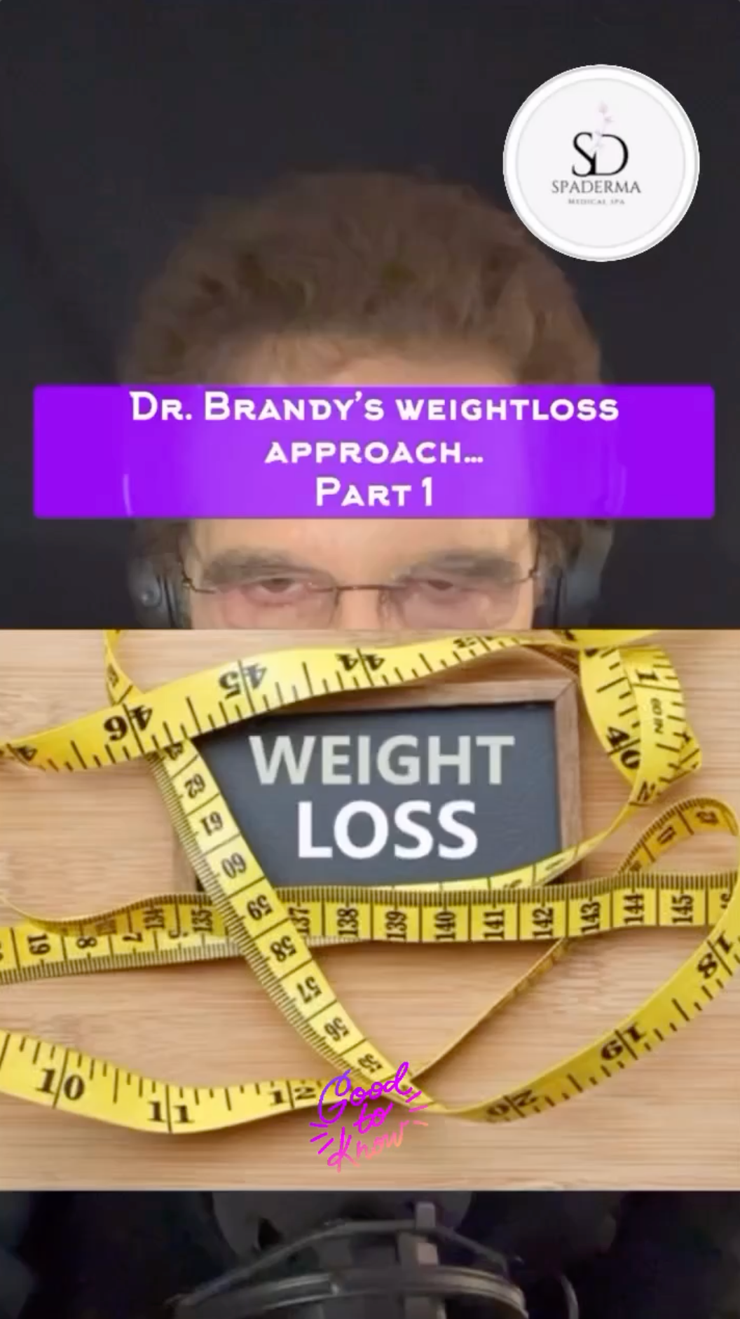 a man is standing in front of a sign that says weight loss