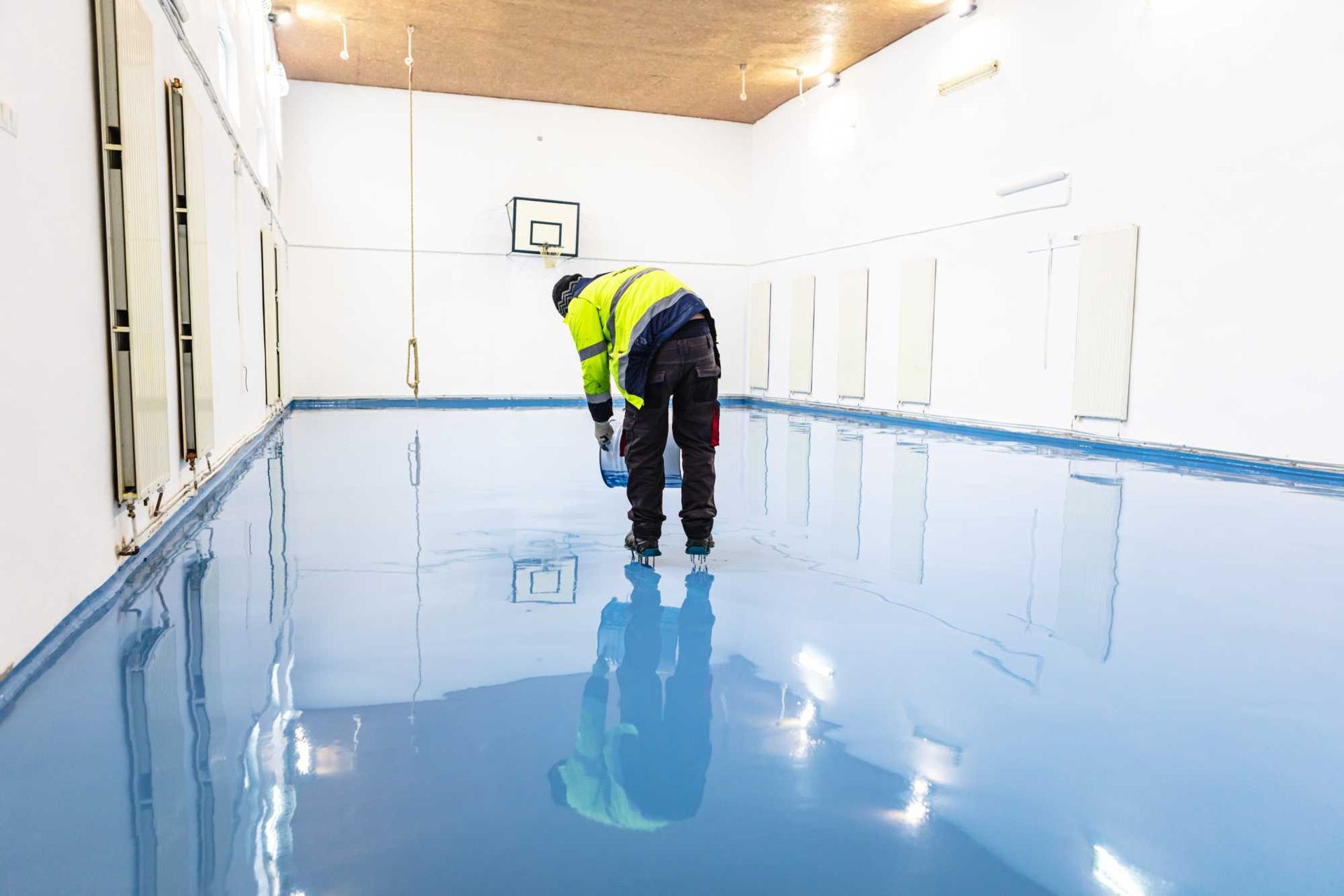 Epoxy floor coatings